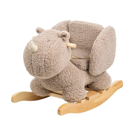 Teddy Animal à bascule rhinocéros   Taupe        de               Nattou