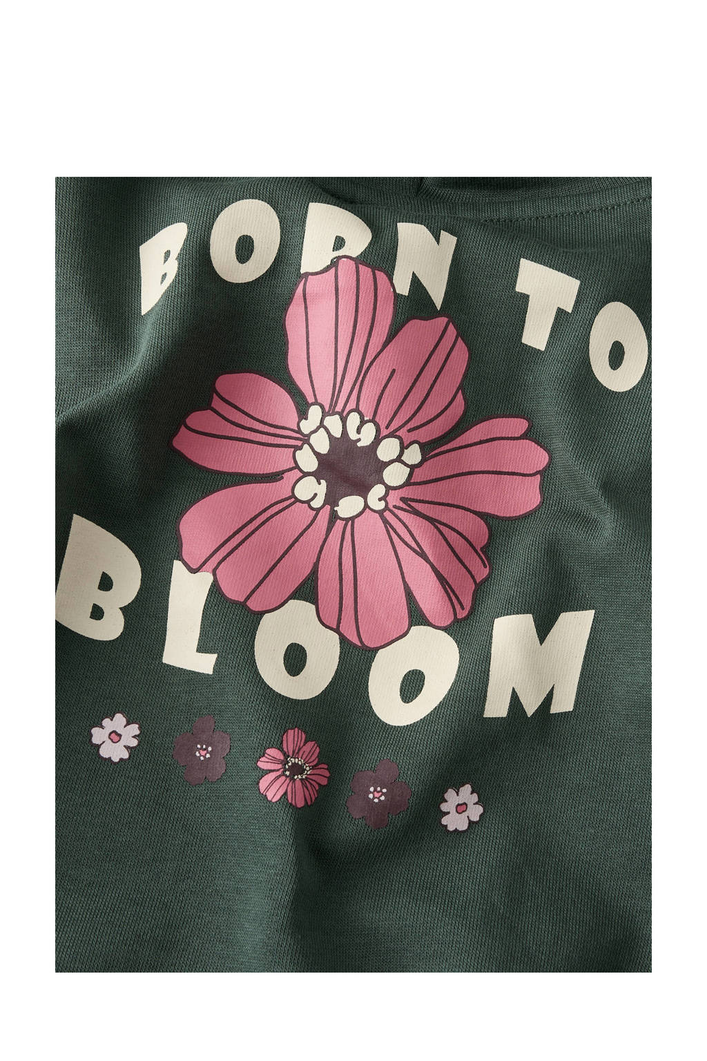 NAME IT MINI hoodie donkergroen