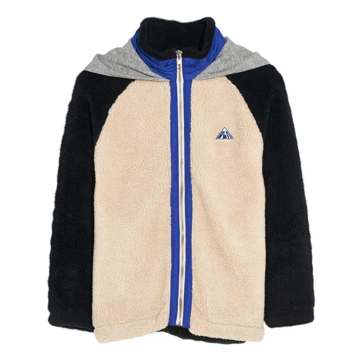 Bellerose Blouson Capuche Colorblock Almor | Sable