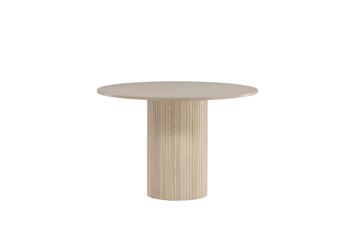 Eettafel Pokka Ø110 cm licht eiken