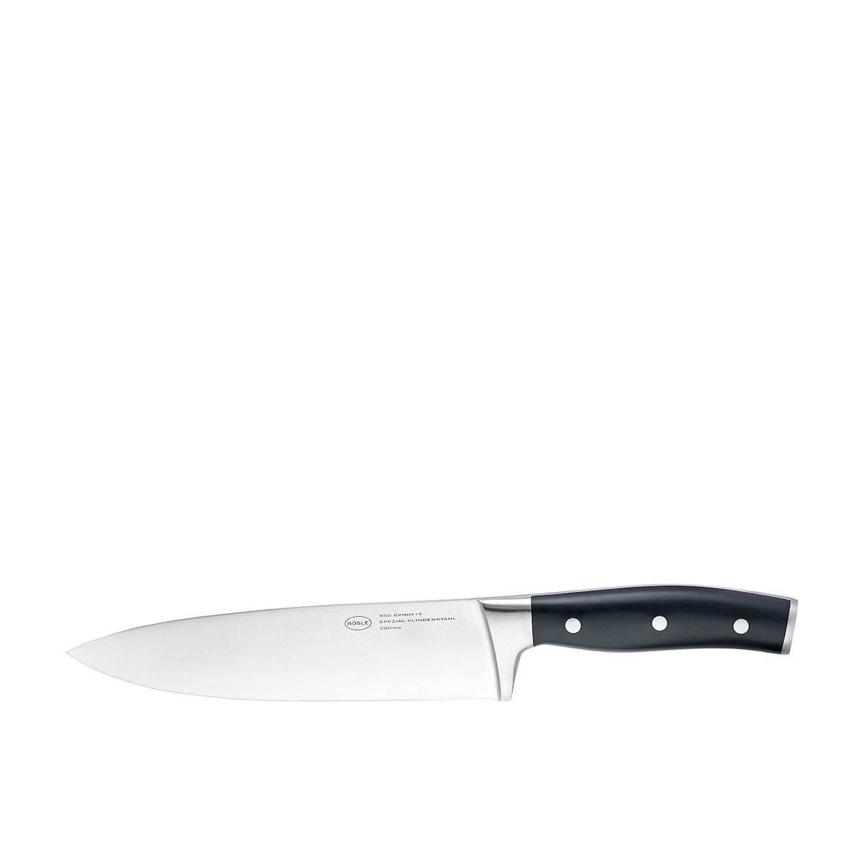 Rösle Tradition Chef knife 20 cm Steel/Black