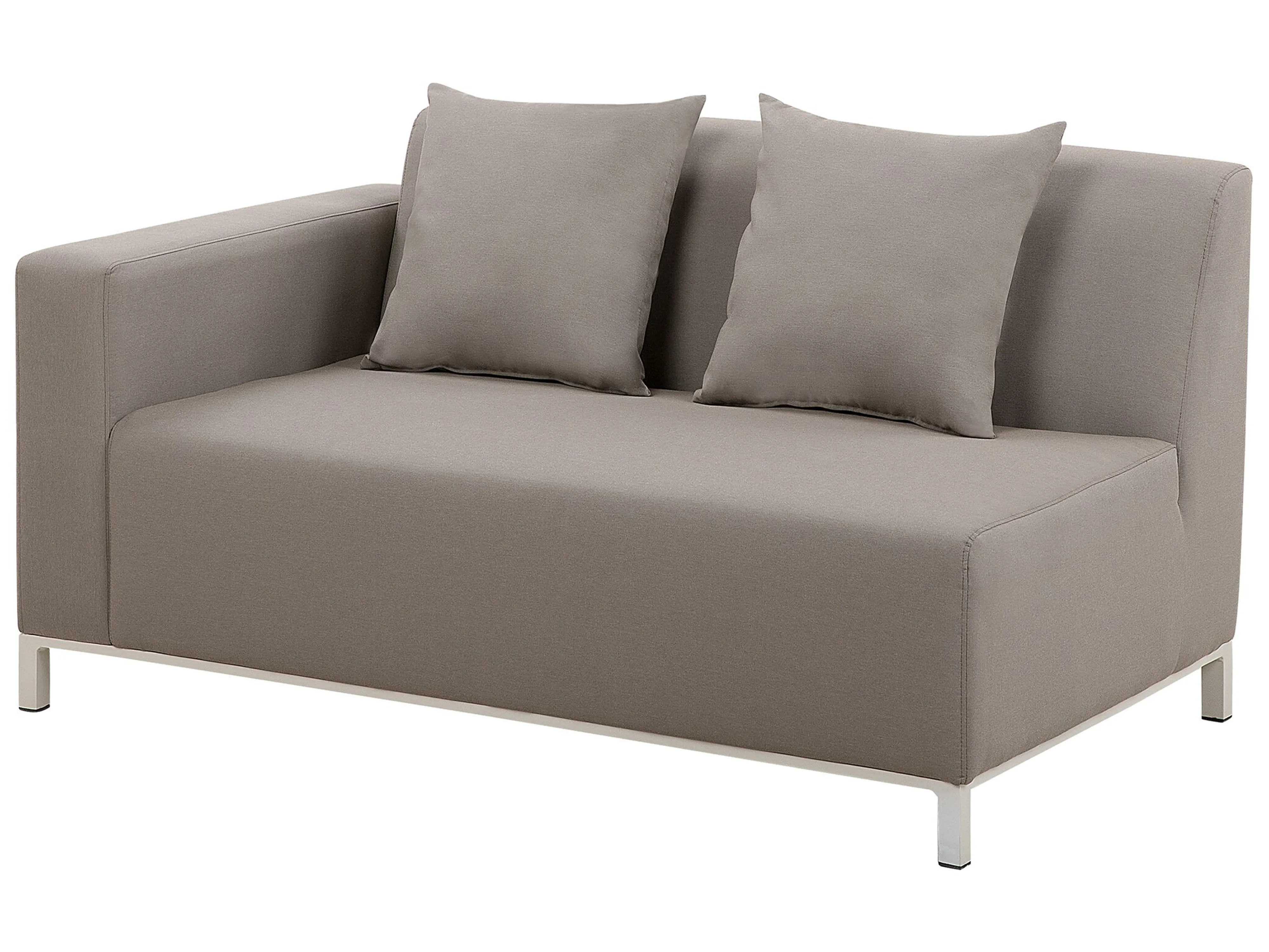 Tuin hoekloungeset met tafel 5-zits BELIZE rechtszijdig modulair Beige