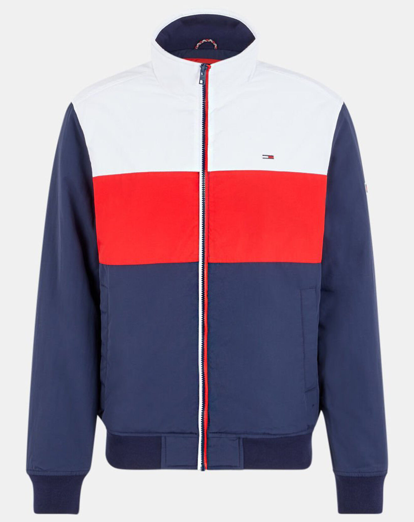 Tommy Jeans Blouson Colorblock bleu/rouge/blanc