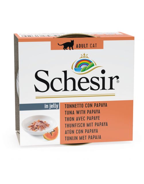 Schesir Kat Blik Gelei 75 g - Kattenvoer