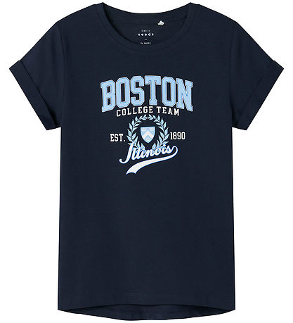 Name It T-Shirt - NkfVix - Navy Blazer/Boston