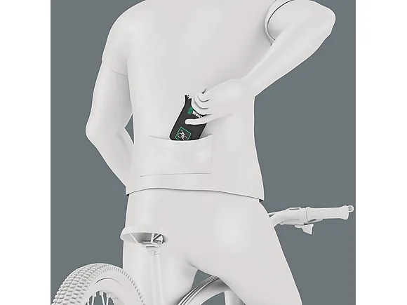 Wera 05004183001, Værktøjskasse, Cykel værktøjssæt, Universel, Sort, Grøn, Sølv, Sort, Tjekkiet