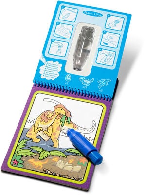 Melissa & Doug Water Wow! Fargeleggingsbok Dinosaurer