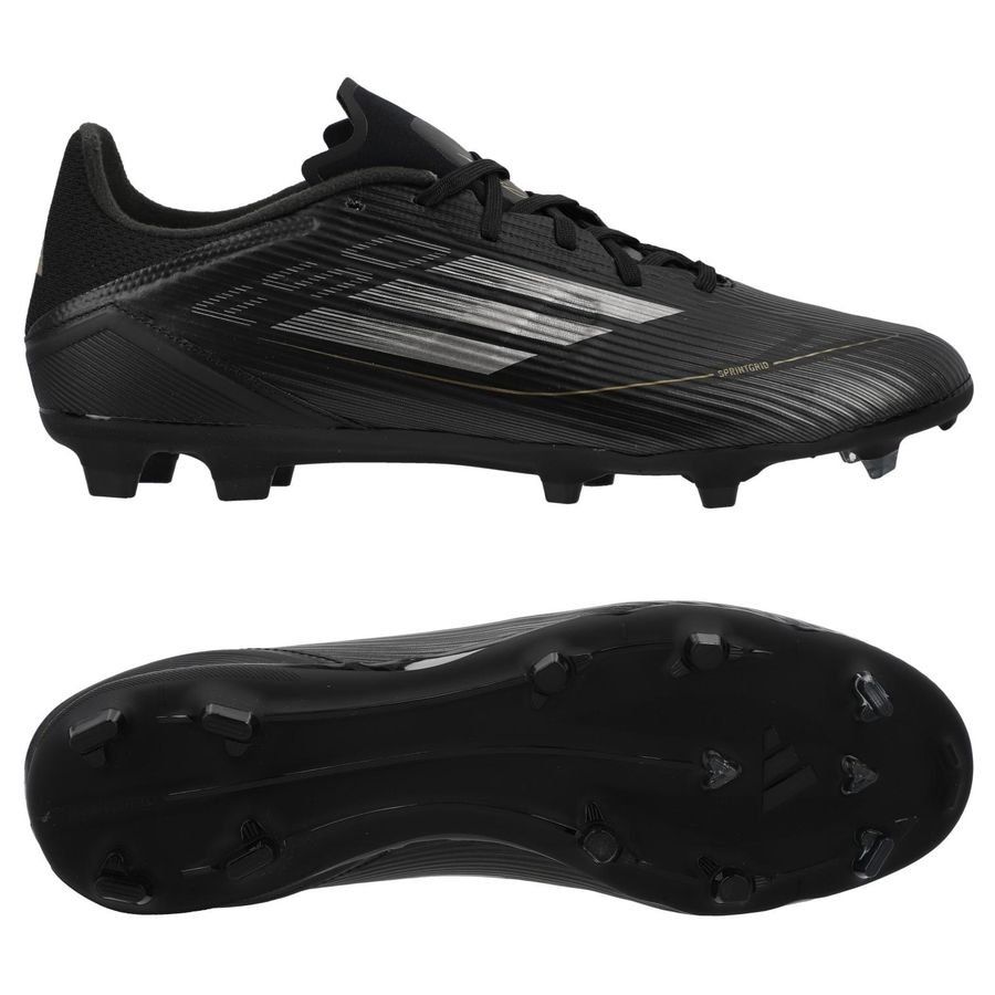 adidas F50 League FG/AG Dark Spark - Noir/Argenté/Doré