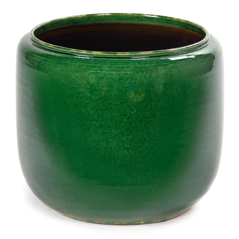 Serax Glazed shades by Serax Costa bloempot medium Ø21 Green