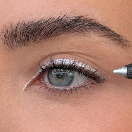 Sweed Satin Kohl Eyeliner - Euphoria Silver
