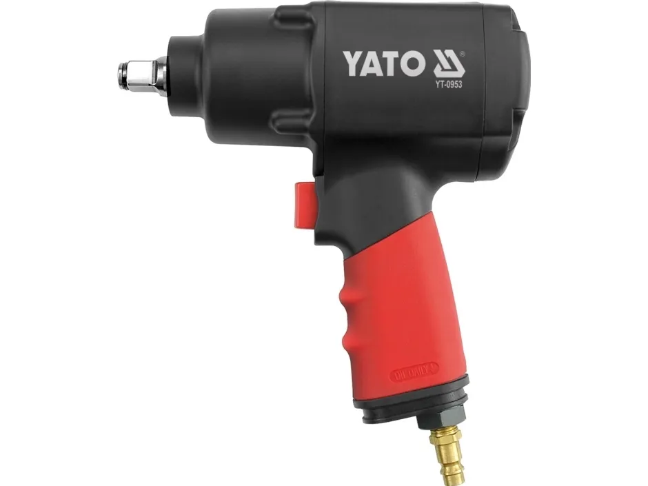 Yato YT-0953, Momentnøgle, Sort, Rød, 1356 Nm, 480 l/min, 6,3 bar, Trykluft