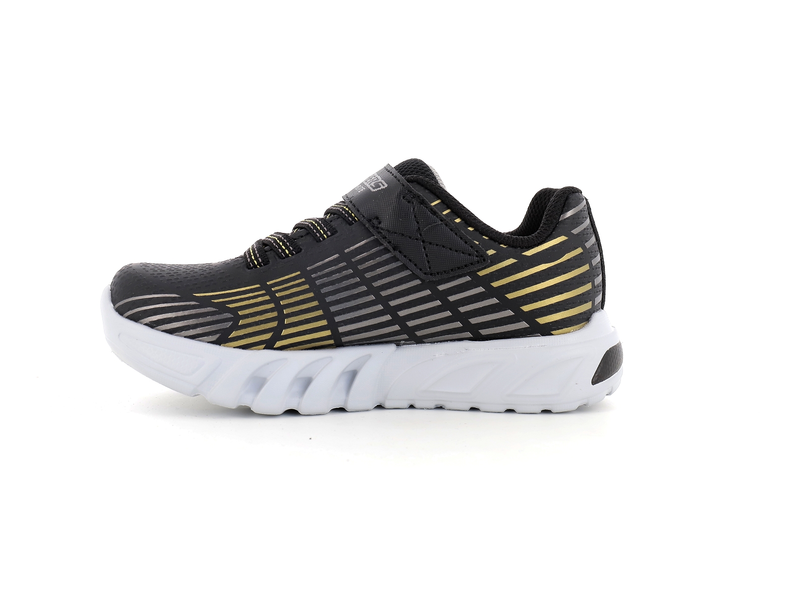 Skechers-FLEX GLOW ELITE Matières combinées Noir Or