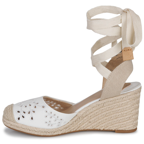 Lauren Ralph Lauren - PAISLEE EYLT-ESPADRILLES-WEDGE Blanco