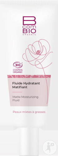 BcomBio Organic Fluide Hydratant Matifiant Peaux Mixtes À Grasses Bio 50ml