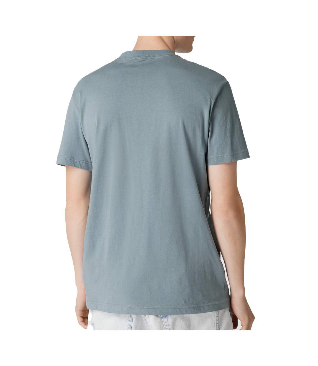 T-shirt Gris Homme Calvin Klein Jeans Color Off Placed