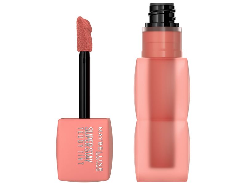 Maybelline Lippenstift Teddy Tint 10 Current Mood Lippenstift hält, dank der Superstay-Formel, allem Stand ohne abzufärben