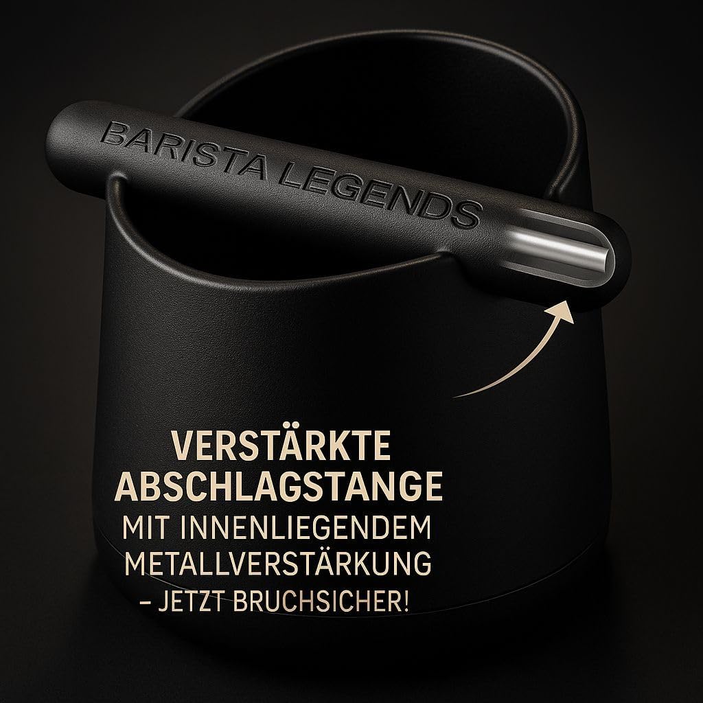 Barista Legends XXL Barista Set – Komplettset für Siebträgermaschinen – Tamper, Tampermatte, WDT Tool, Distribution Tool, Milchkännchen, Reinigungsbürste, Abschlagbehälter & Zubehör Latte Art