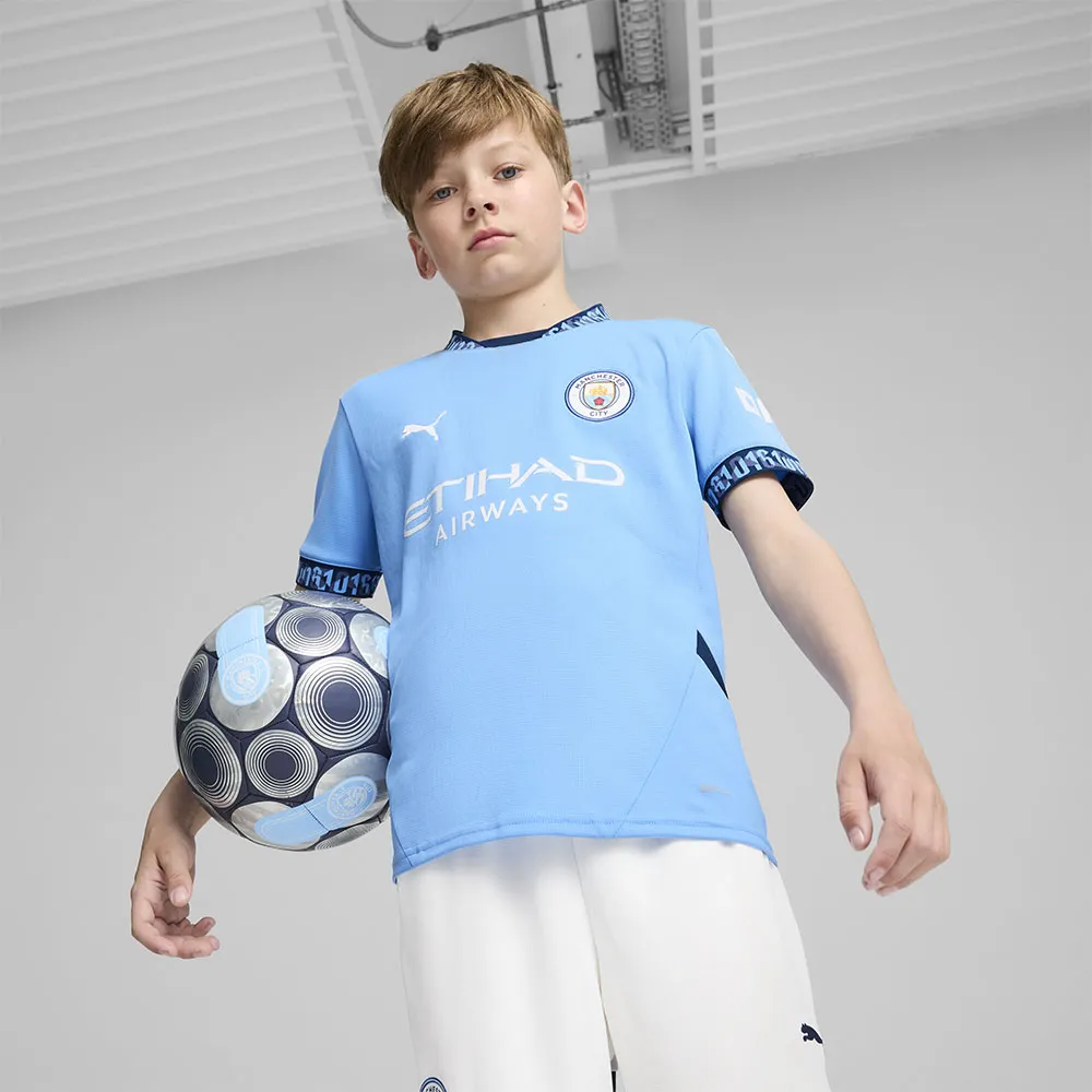Puma Manchester City FC Heim Junior-Kurzarm-T-Shirt