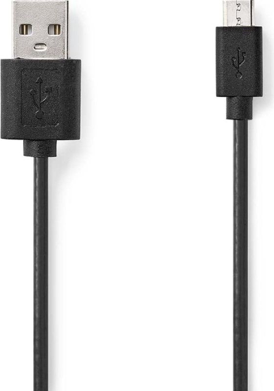 Ringdeurbel Batterij Oplaadkabel - Geschikt voor Ring Doorbell 1, 2, 3 en 3 Plus - 1 meter - Zwart
