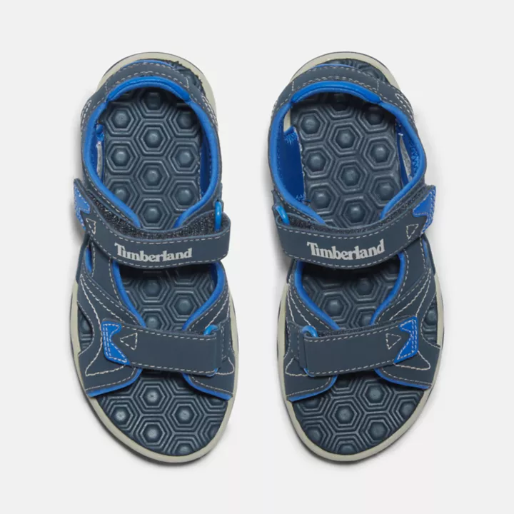 Sandale à double bride Adventure Seeker pour enfant en bleu marine