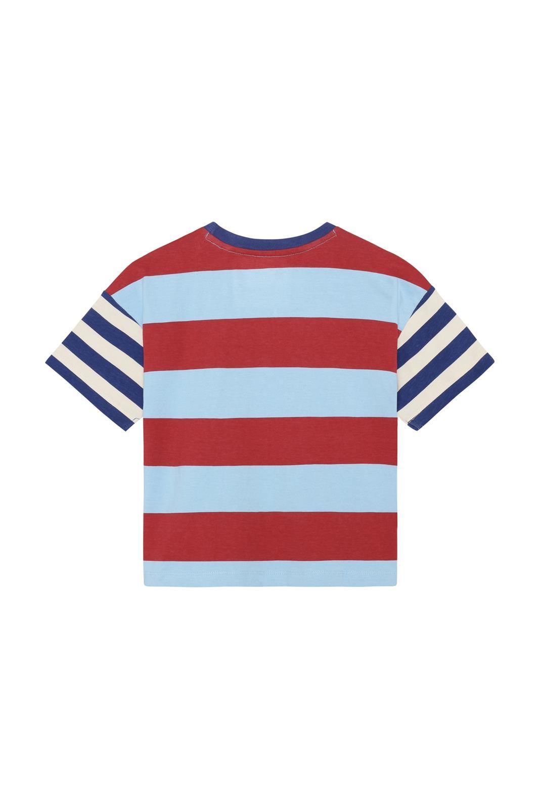 Noppies Kids T-shirt stripe - Cerulean