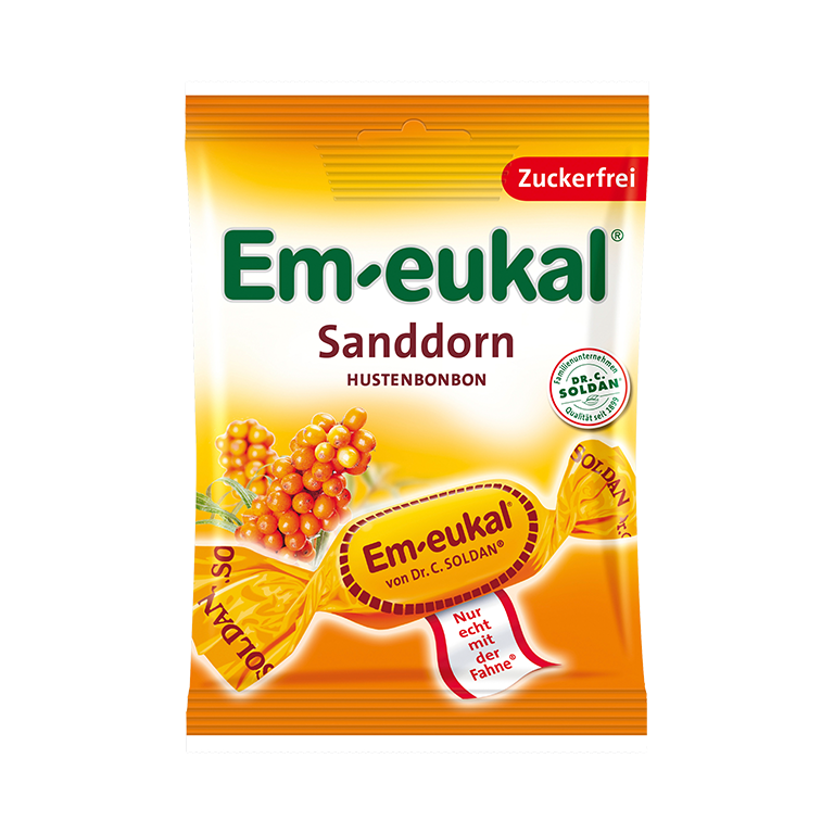 Em-eukal Sanddorn, zuckerfrei, 75 g MHD:30.4.27