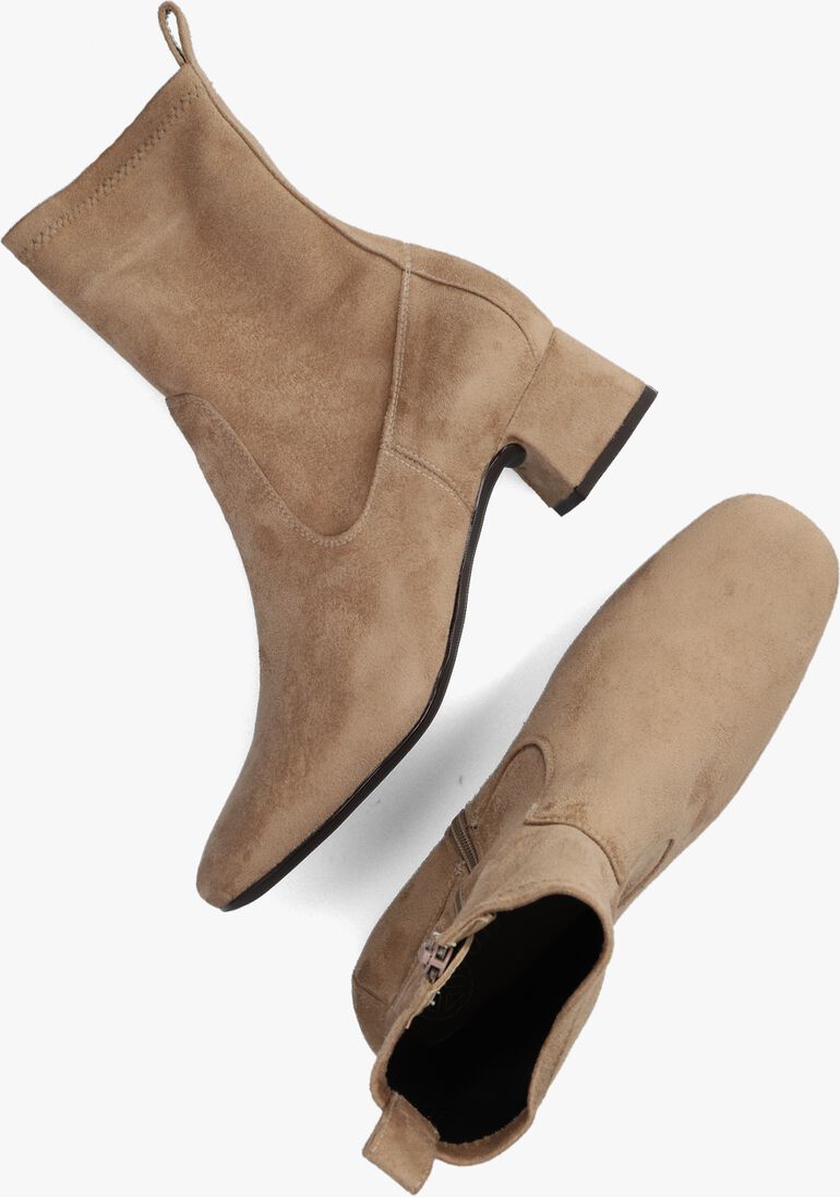 UNISA beige unisa enkellaarsjes lemico