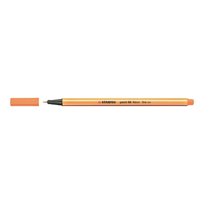 STABILO Point 88 - Feutre fin - 0.4 mm - orange fluo