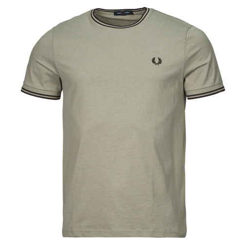Fred Perry - TWIN TIPPED T-SHIRT - Gris