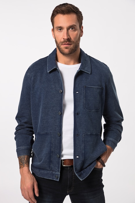 Sweatjacke, Workerstyle, Vintage Look, bis 8 XL