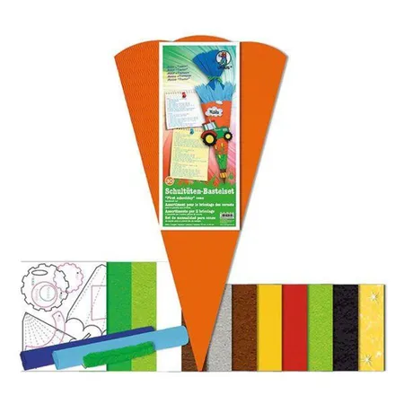 URSUS Bastelschultüte Traktor, 6 eckig, 68 cm