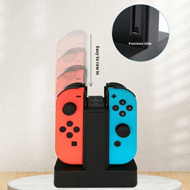 Kompatibel med Nintendo Switch Pro Charging Dock 4 Controllers Fast Charging