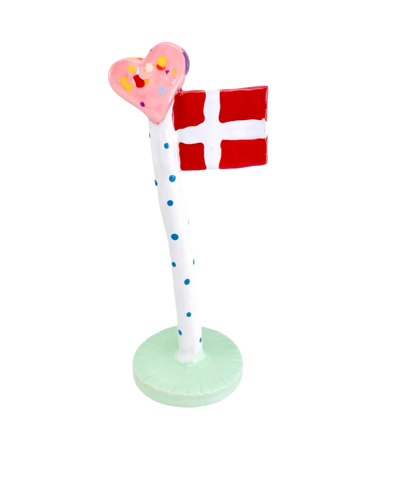 TheClayPlay  Studenterflag - H18-19 cm.