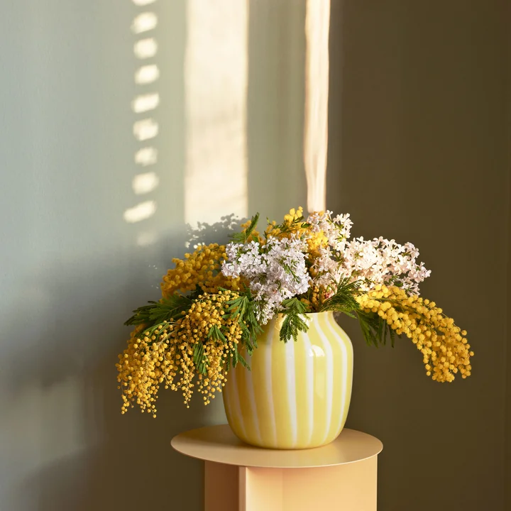 HAY - Juice Vase, Ø 22 x H 22 cm, gelb