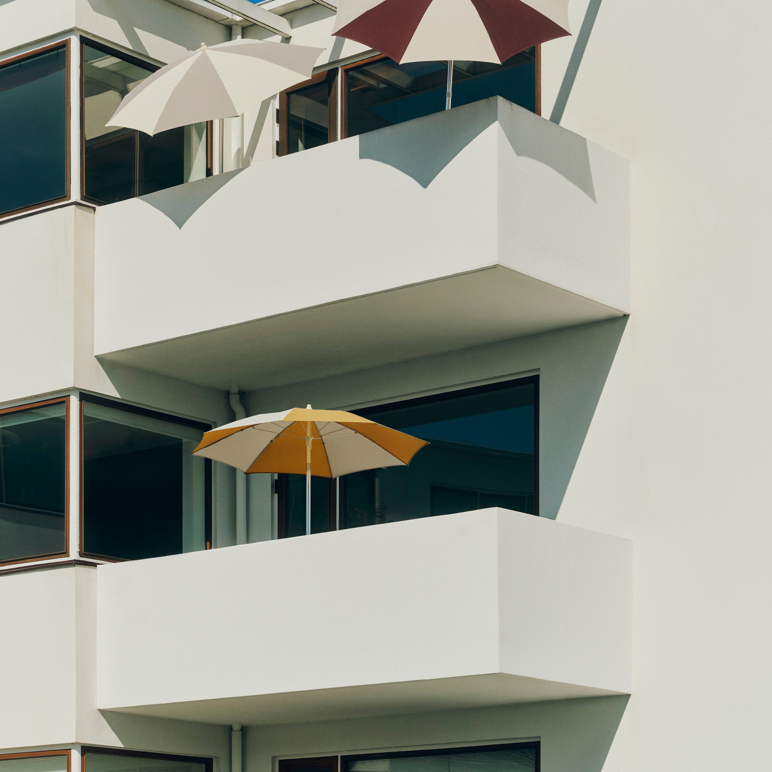 HAY Terrazza Parasol Achthoek - Okergeel