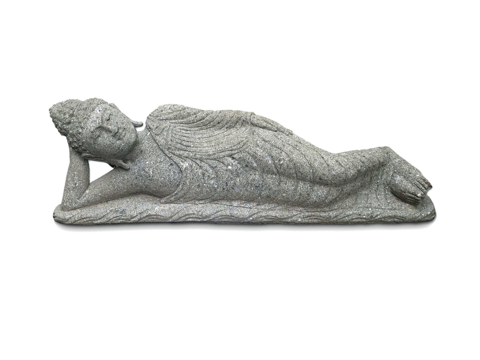 Stein-Skulptur 'Buddha liegend', B 100 cm, H 36 cm, T 18 cm günstig bestellen
