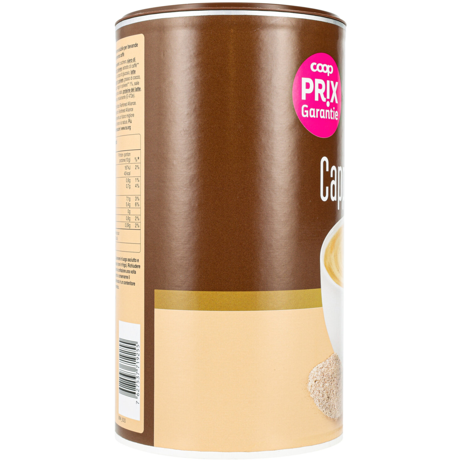 Prix Garantie Instant Cappuccino