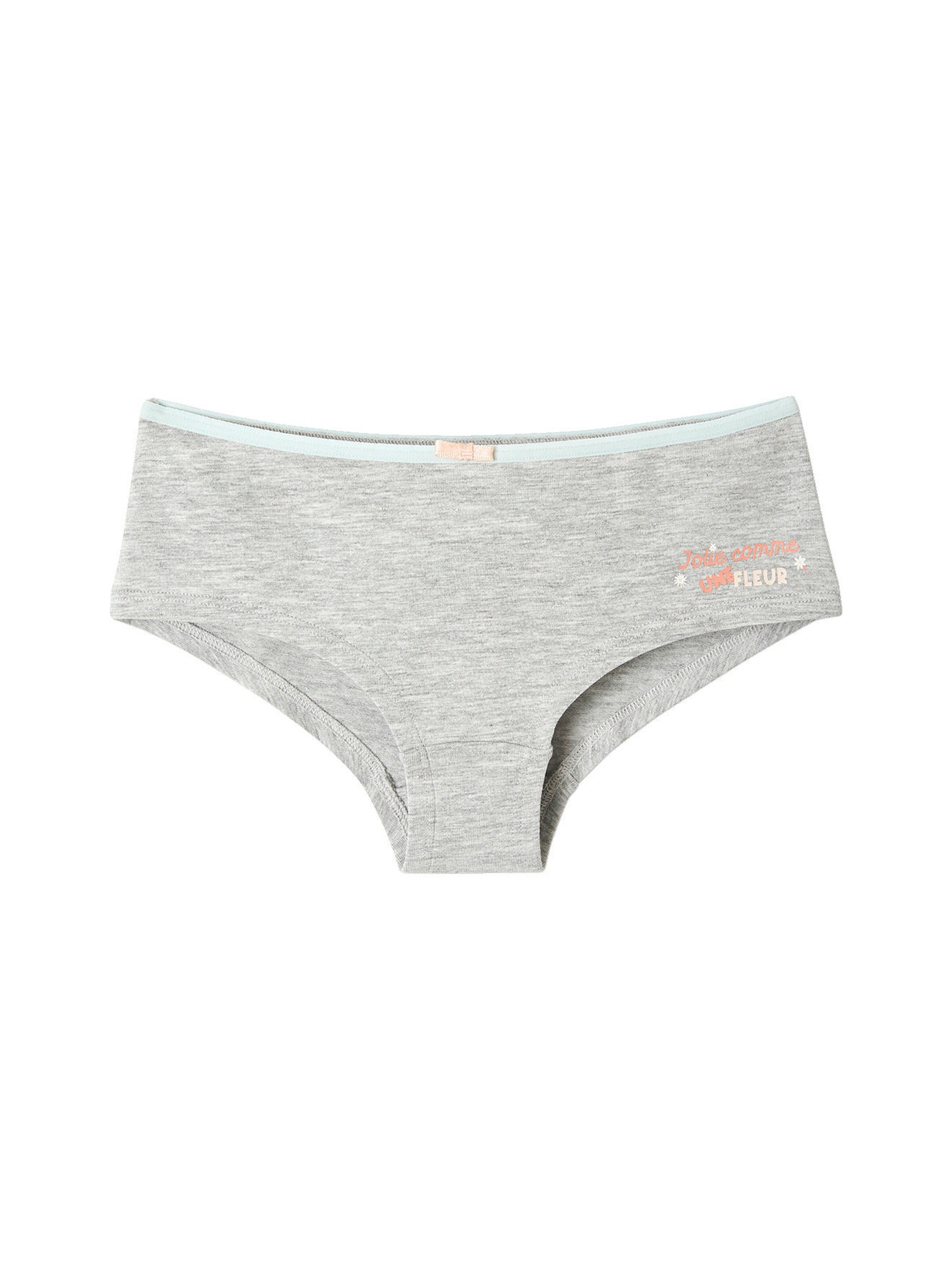 Vertbaudet 5er-Pack Mädchen Shortys, Blumen pudrig rosa