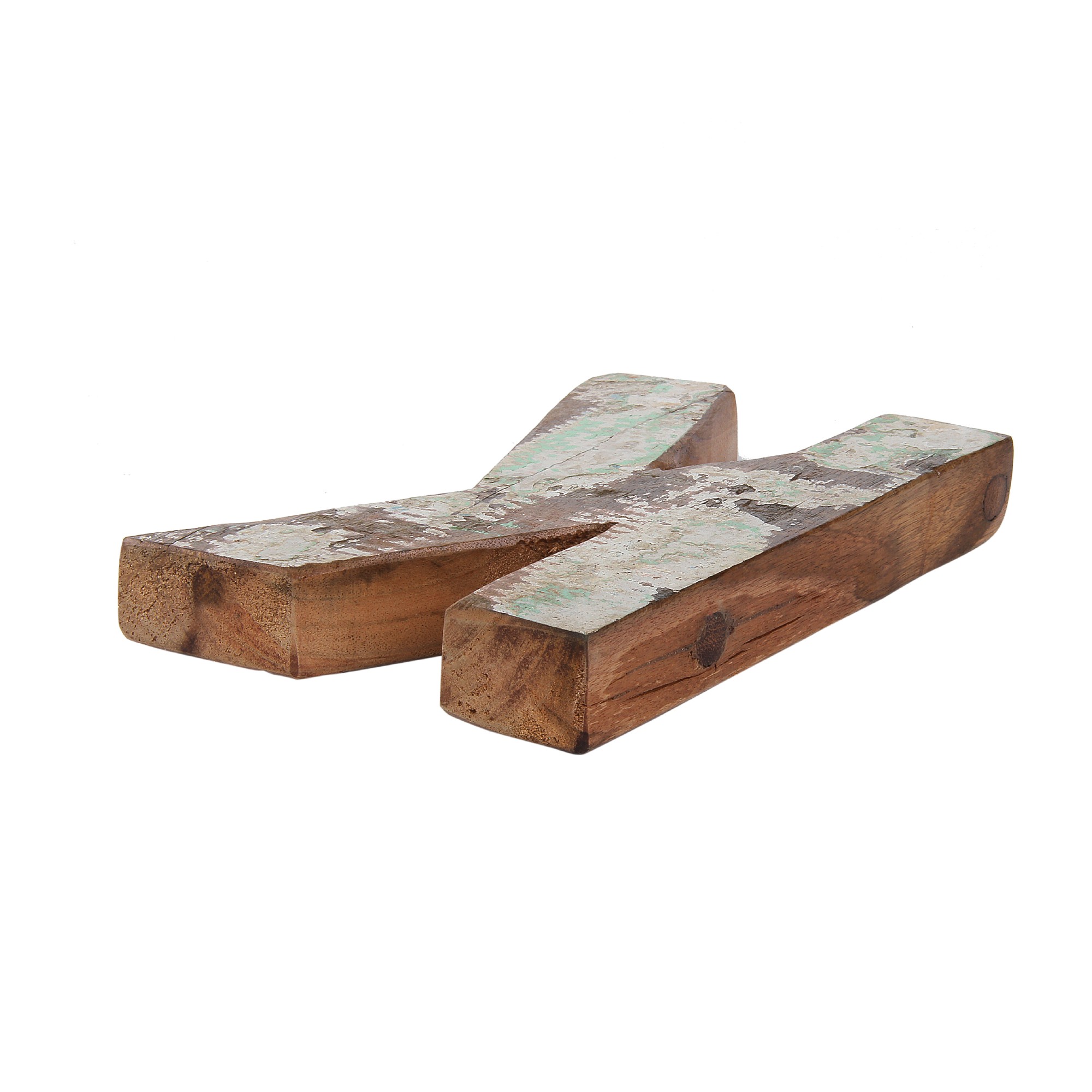 Holzbuchstabe 'K', mehrfarbig, T 2,5 cm, B 13 cm, H 19 cm von fischer's lagerhaus