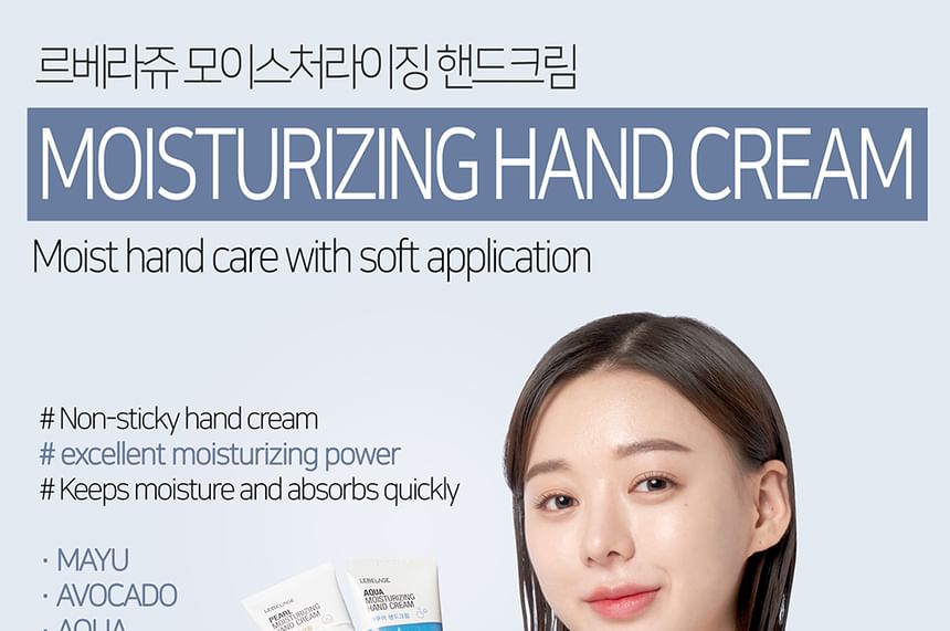 LEBELAGE - Hydraterende handcrème - 3 soorten