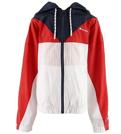 Champion Fashion Kapuzenjacke - Navy/Weiß/Rot