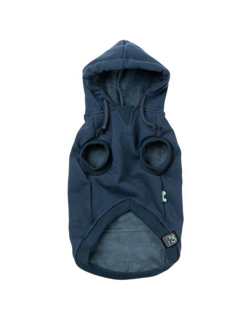 Fuzzyard Zoomies Hoodie Navy - Hondenkleding