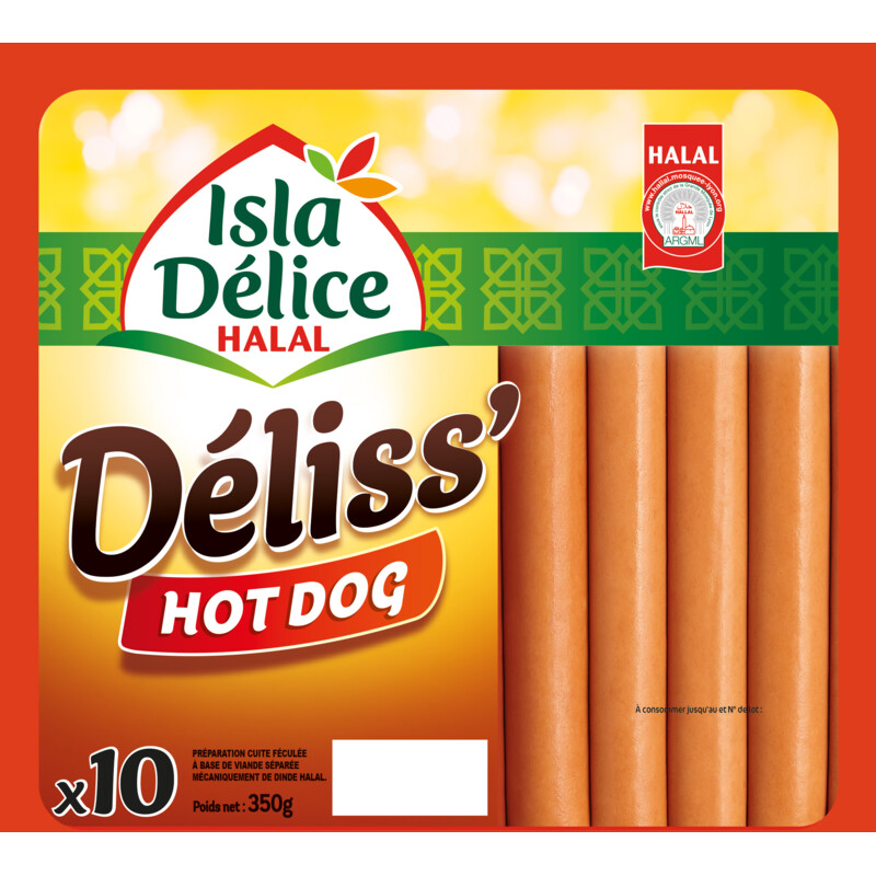 Isla Délice Déliss' hotdog