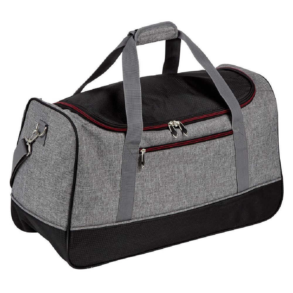 Sac de voyage souple gris et noir