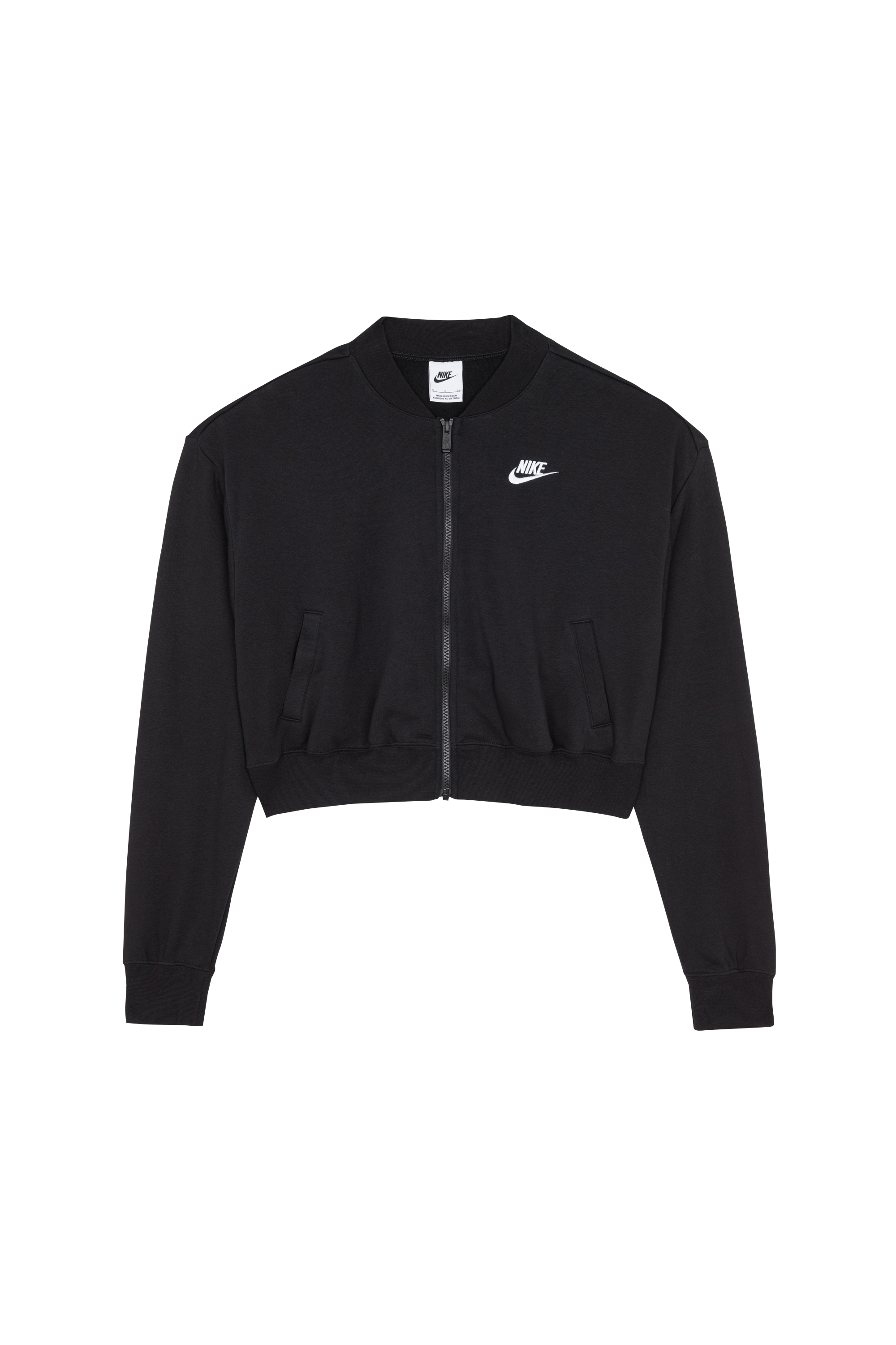 NIKE Top manches longues zippé CRP FZ SWTSH Noir