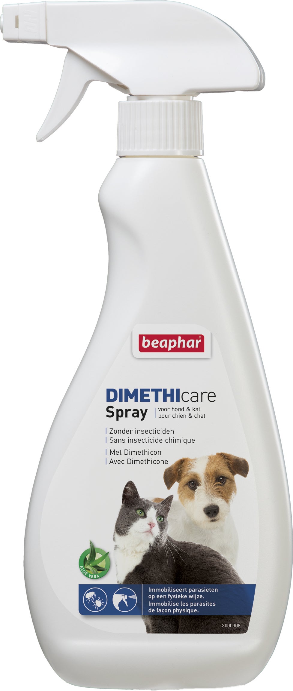 Beaphar vlooienspray DIMETHIcare hond / kat 500 ml