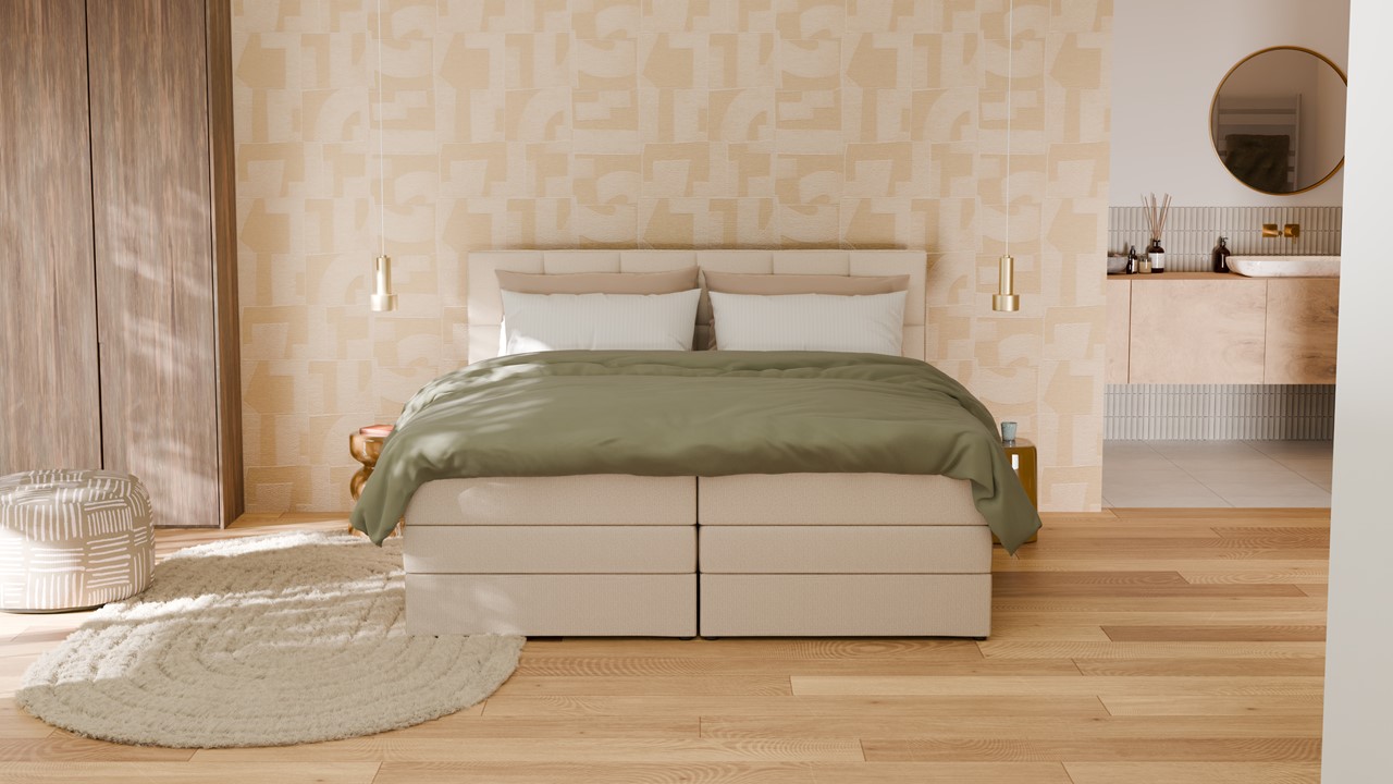 Opbergboxspring Jade - Bold touch natural