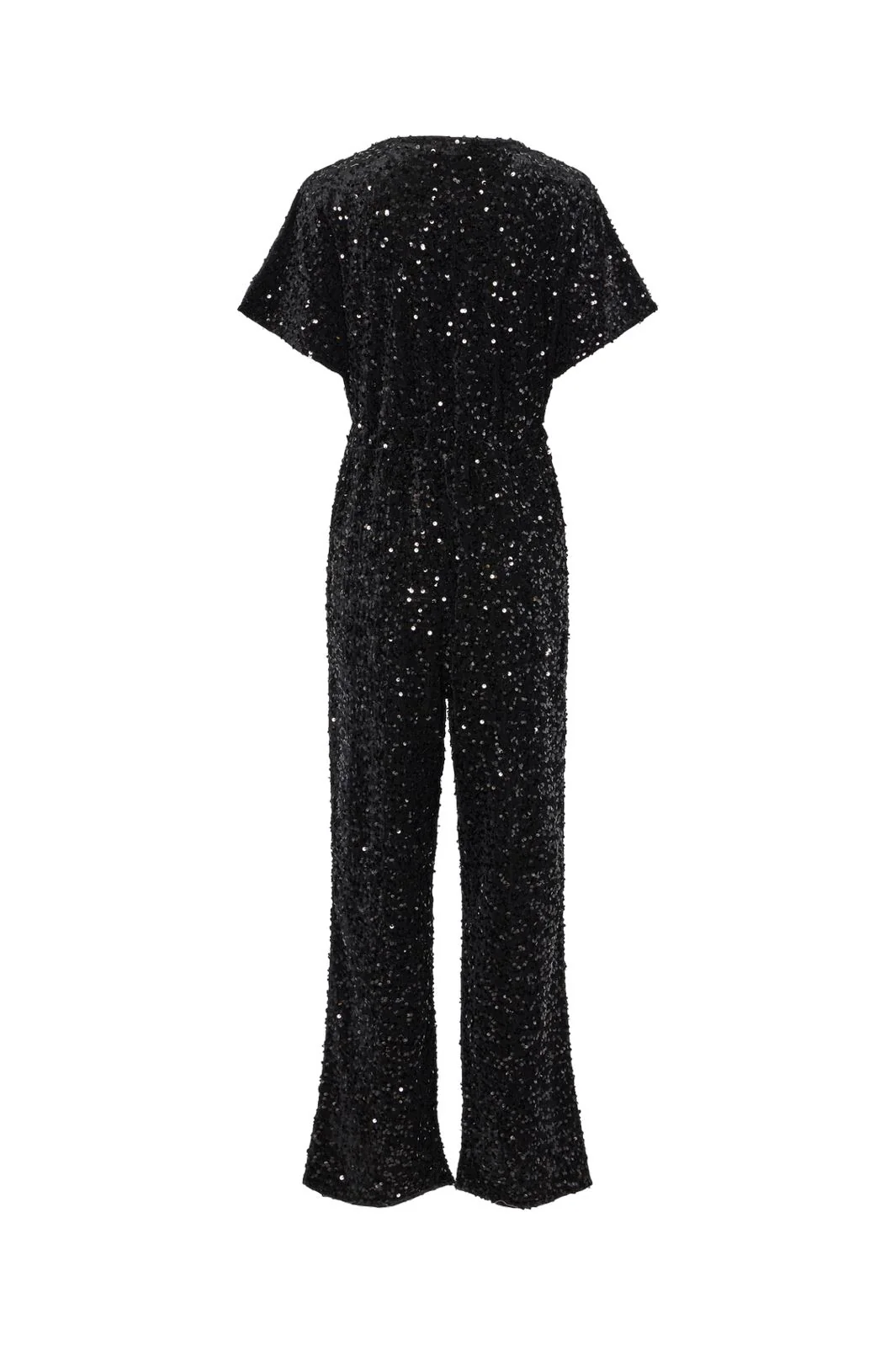 Pieces Pckam Ss Jumpsuit 4617682 black black sequins