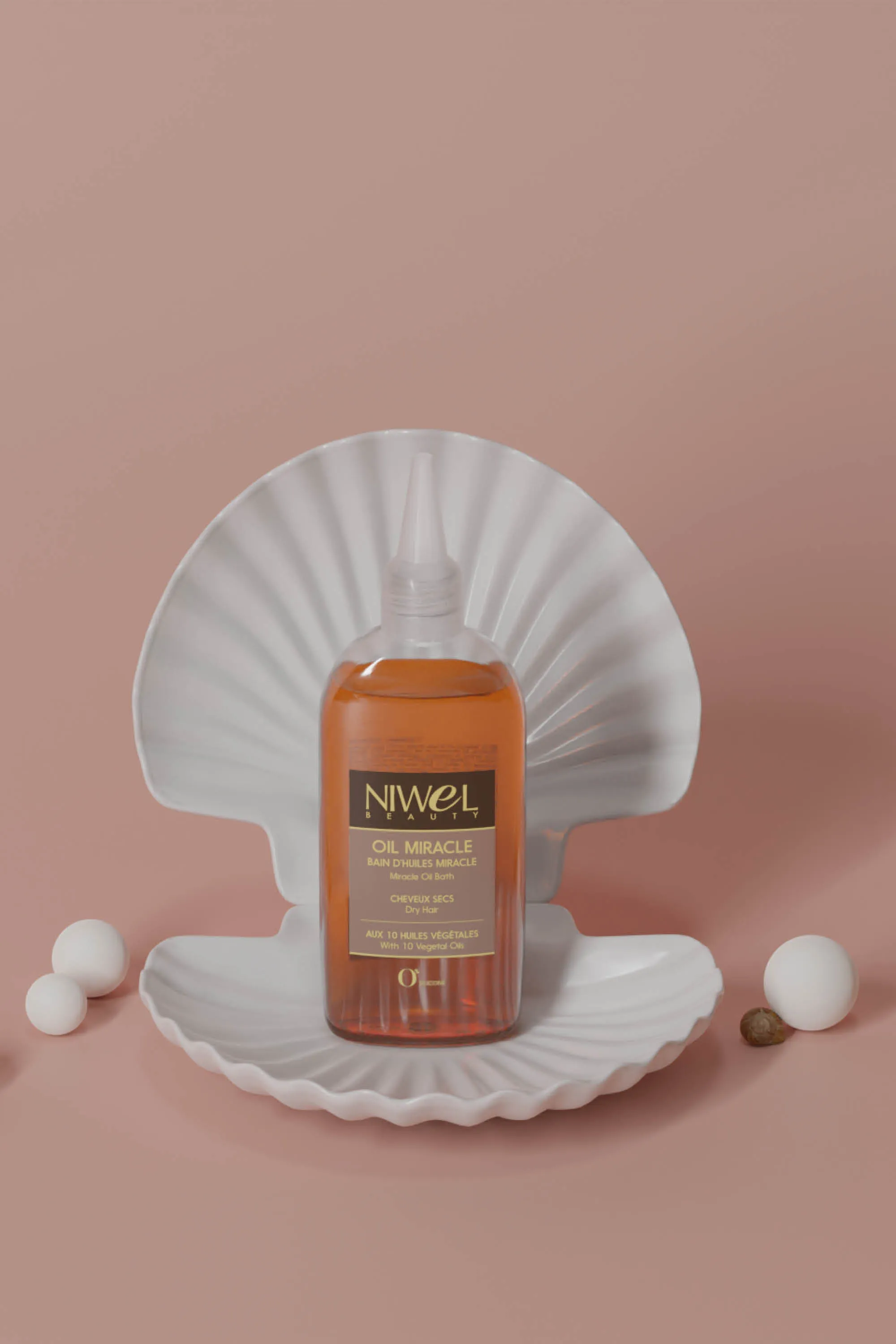 Niwel Beauty Bain d’huiles miracle nourrissant pour cheveux secs-125 ml