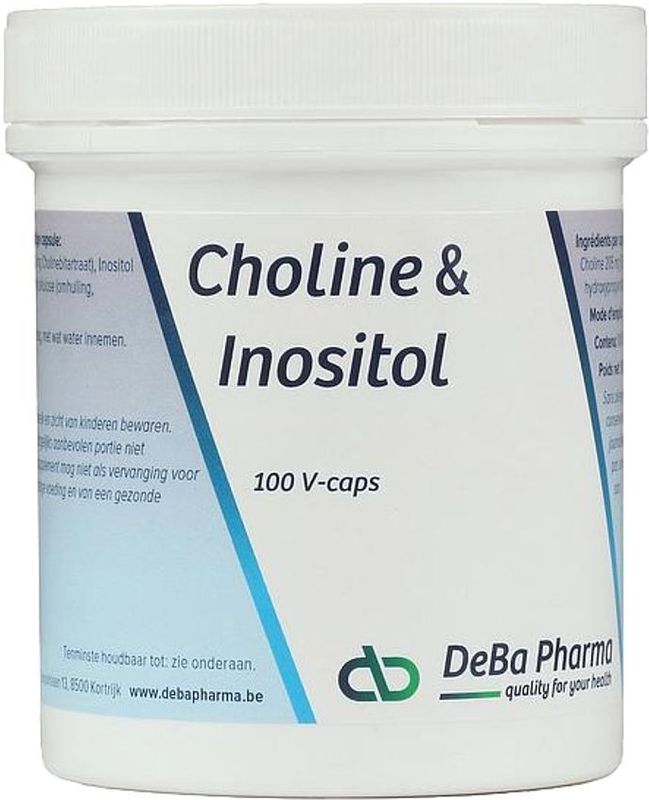 Choline - Inositol - Vitamine B4 en B7 - 60 Capsules